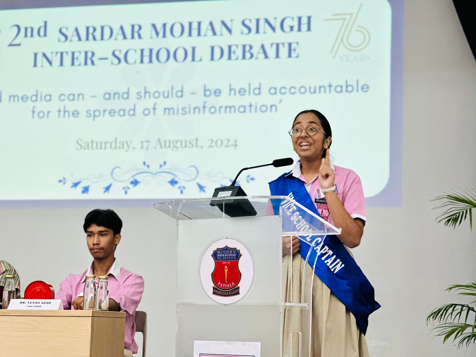 Modern School Hosts 2nd Sardar Mohan Singh Inter-School Debate! at Modern Senior Secondary School, Patiala - image 7